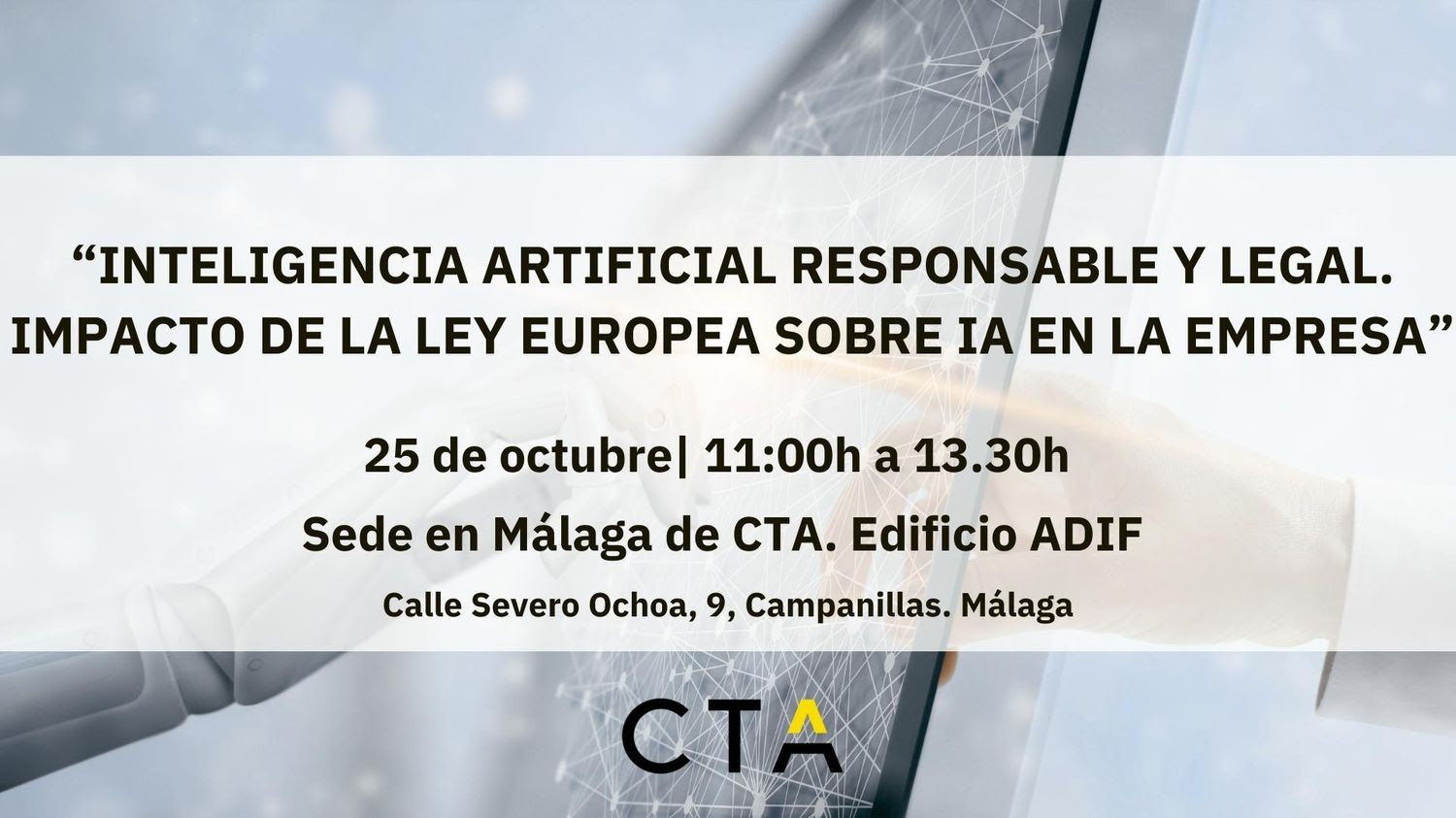 Jornada de CTA sobre el futuro de la Inteligencia Artificial en el mundo empresarial