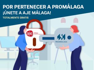 Asóciate gratis a AJE Málaga si estás instalado en la Red de Incubadoras de Promálaga