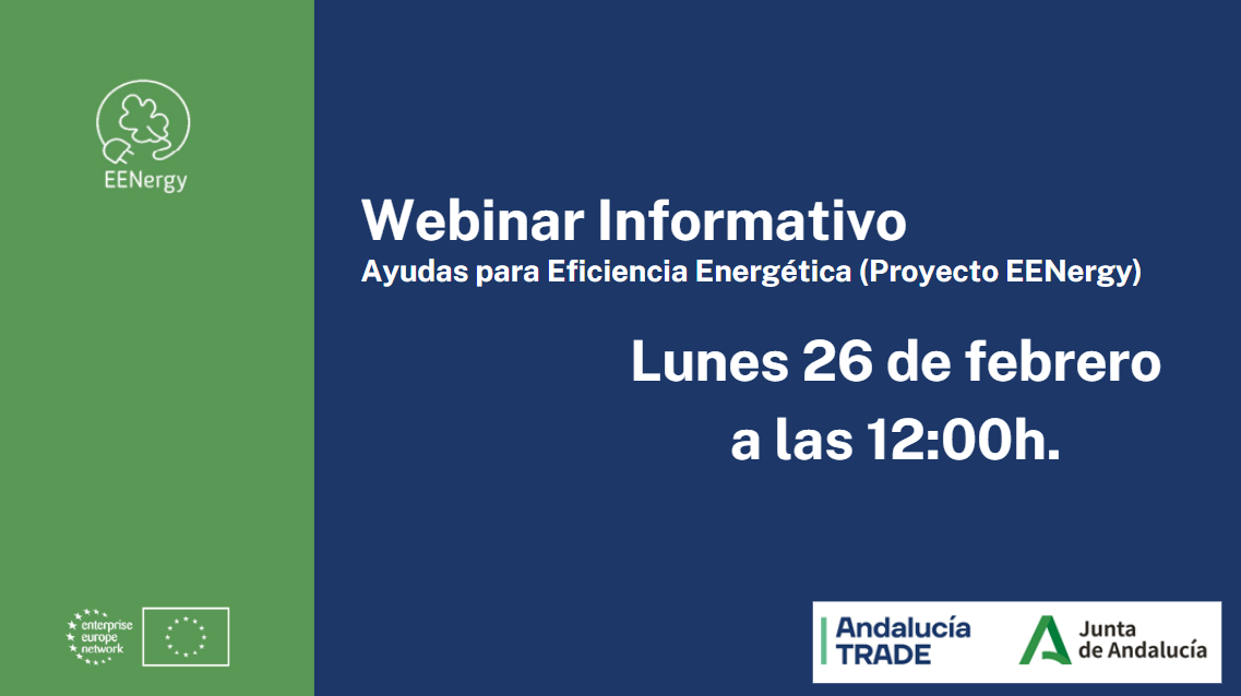 Webinar sobre ayudas para eficiencia energética para pymes (Proyecto EENergy)