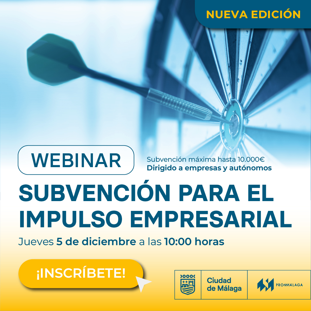 Webinar sobre la convocatoria Subvención Impulso Empresarial 2025
